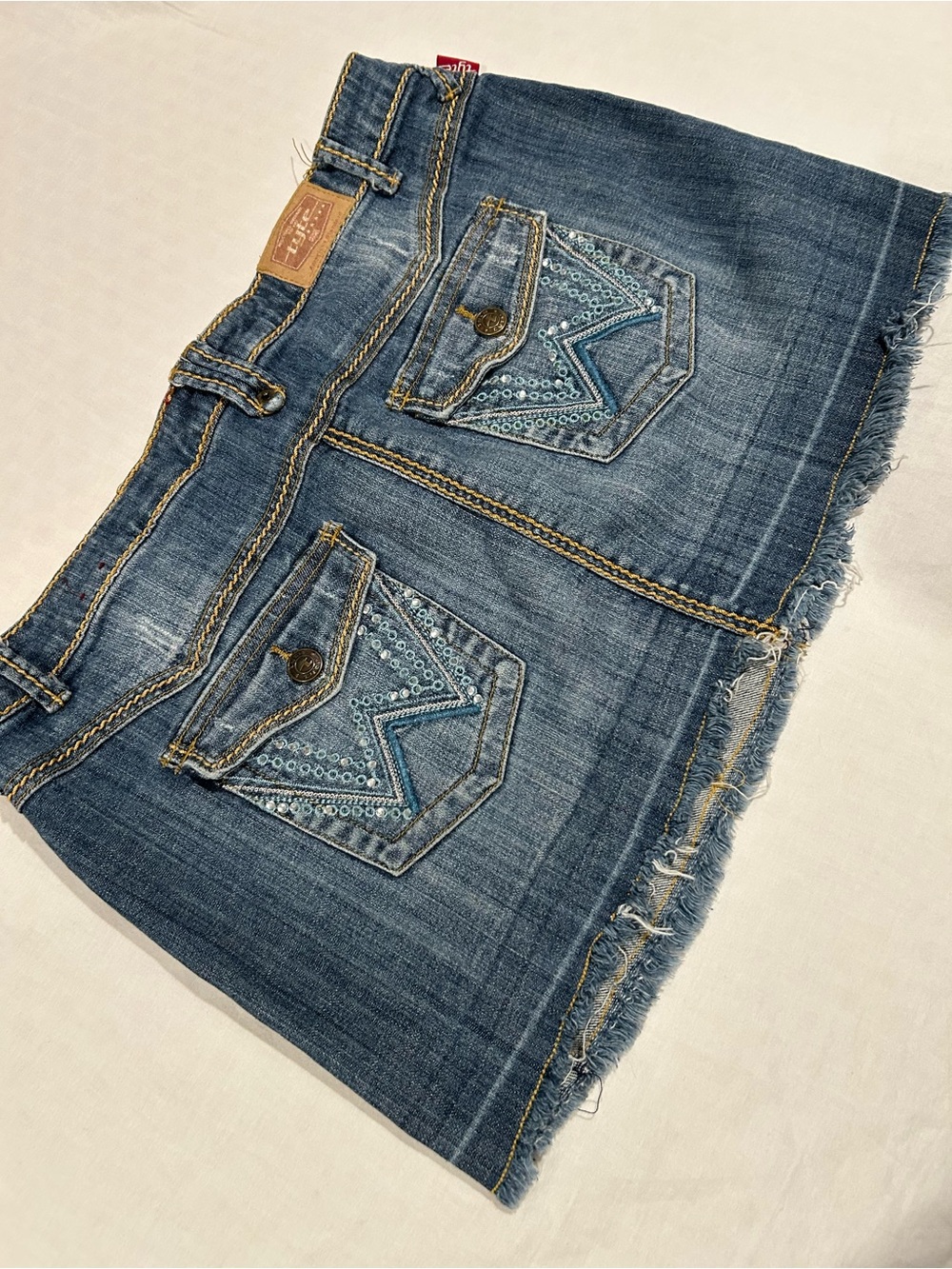 Y2K Tyte Jeans Denim Mini Skirt Womens